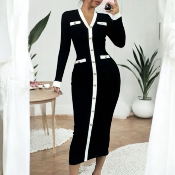 Dresses & Skirts - Elegant Midi Dress